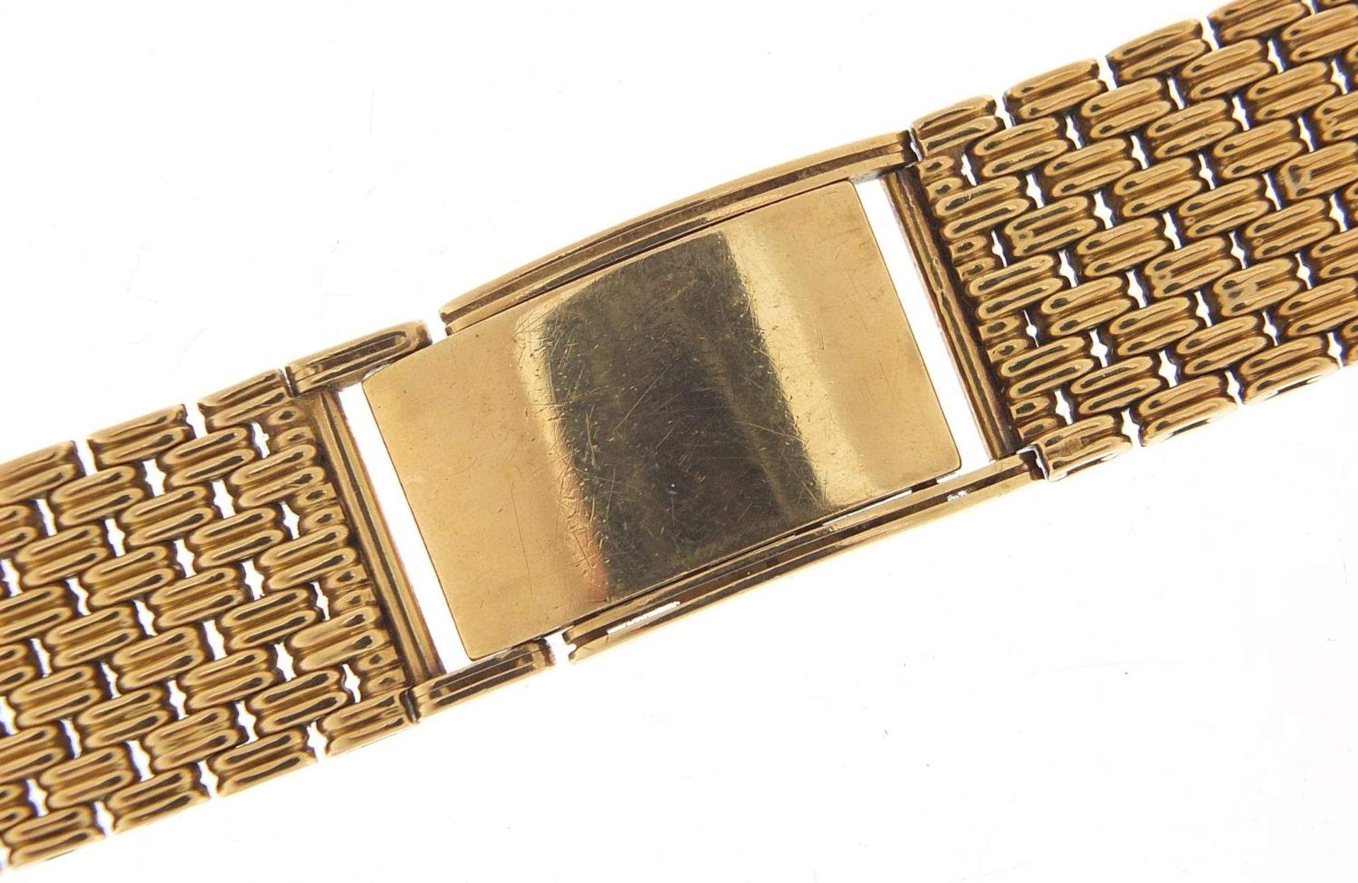9ct gold watch strap, 15cm in length when closed, 1.7cm wide, 46.5g : For Further Condition - Image 2 of 5
