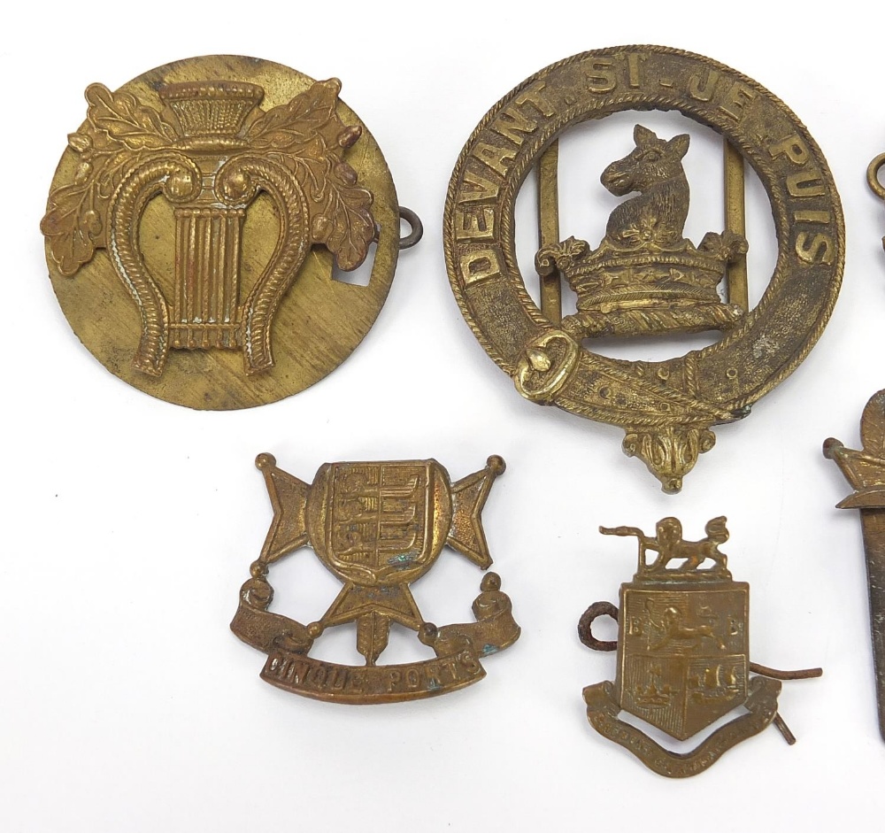 Militaria including a Cinq Ports cap badge and buckle : For Further Condition Reports Please Visit - Image 2 of 4