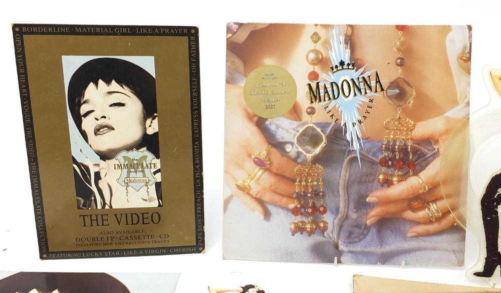 Madonna picture discs and vinyl LP's together with five Beatles Walton photographic slides including - Image 2 of 6