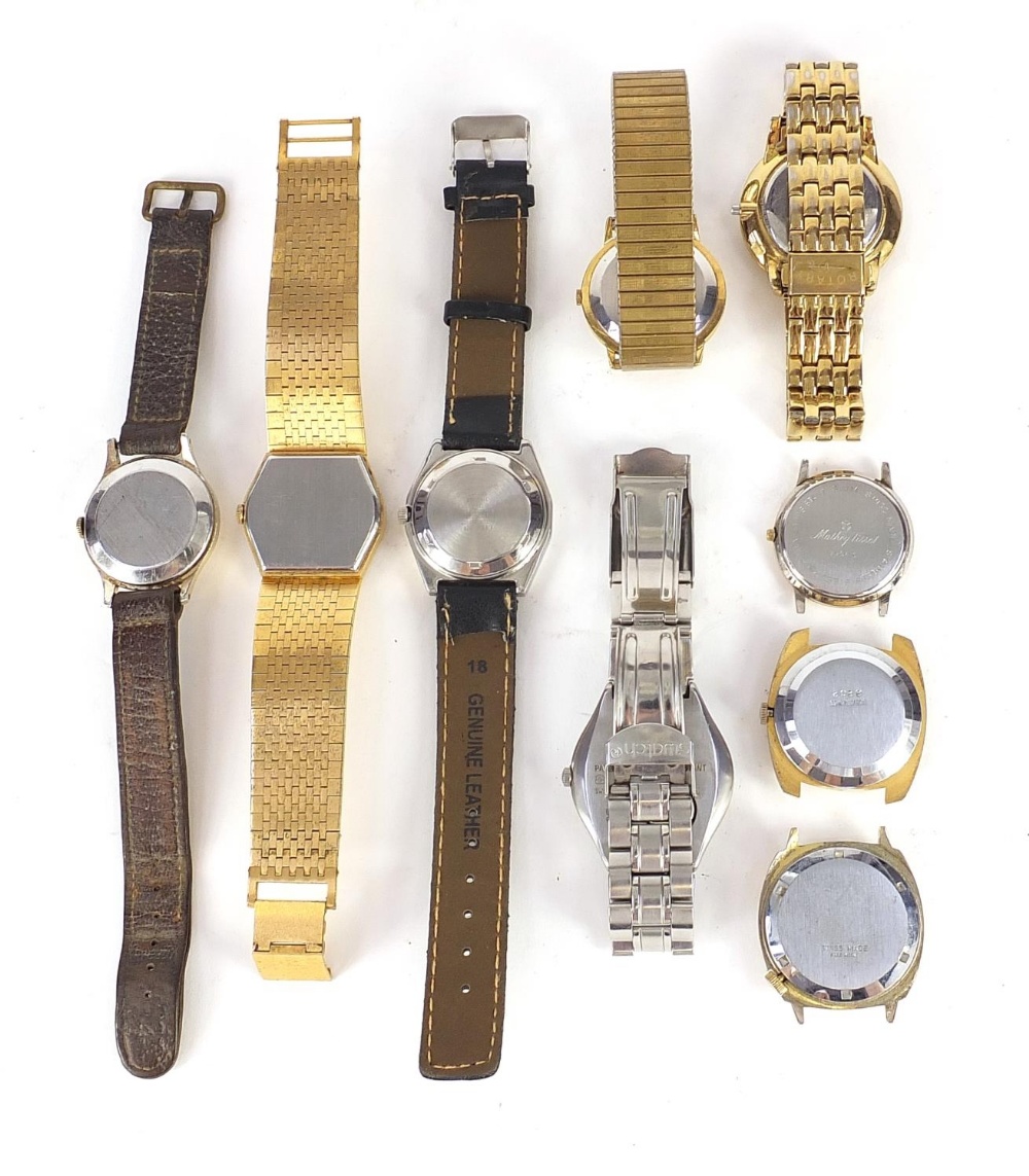 Vintage and later gentlemen's wristwatches including Swatch Irony, Smith's Empire, Citizen and - Image 5 of 6