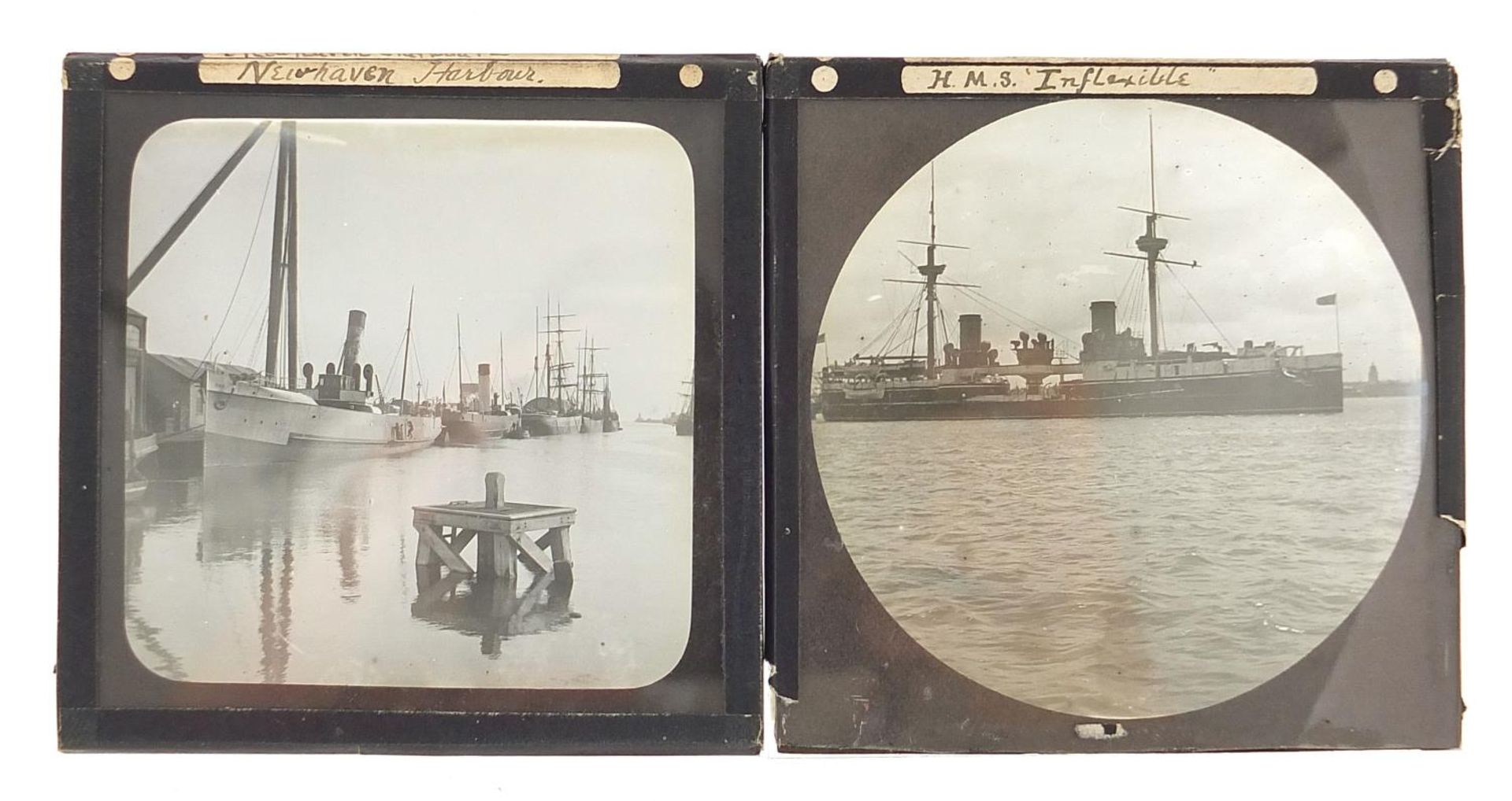Collection of photographic slides, some ships including HMS Victory, Steamer Nelson and Brighton - Image 4 of 8