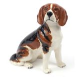 Large Beswick Fireside Beagle dog, 32.5cm high : For Further Condition Reports Please Visit Our