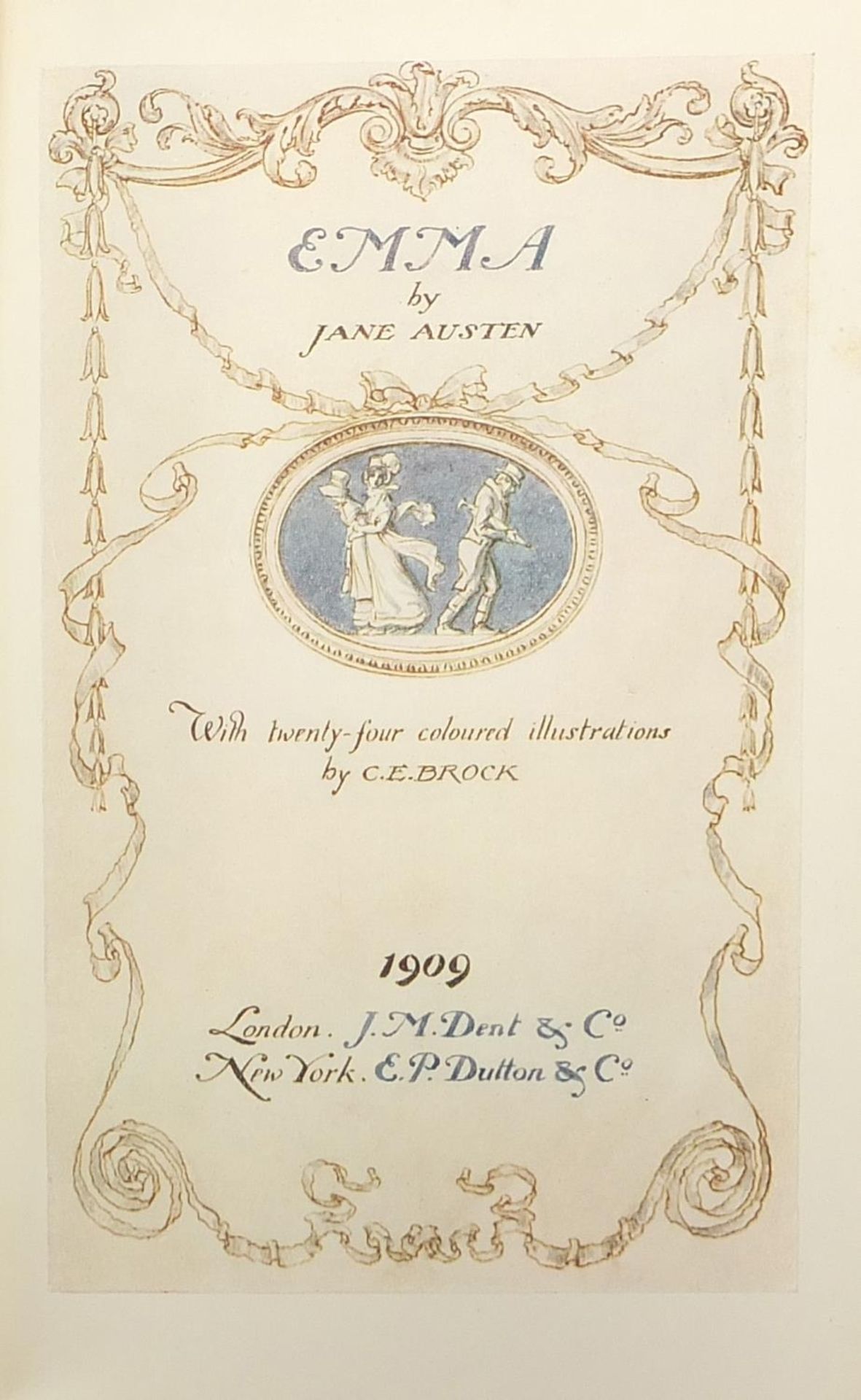 Emma by Jane Austen, hardback book published 1909 : For Further Condition Reports Please Visit Our - Image 3 of 5