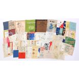 Mid 20th century ephemera including ballet programmes and Royal Opera House : For Further