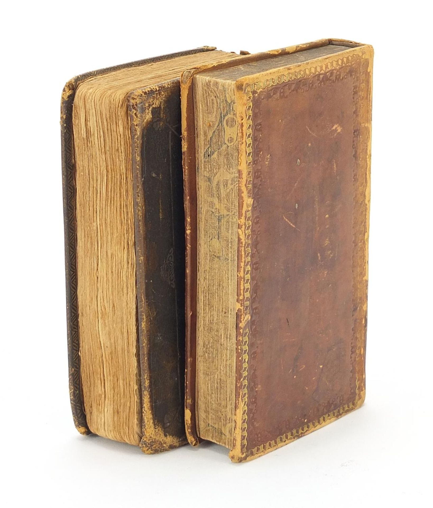 Two antique leather bound hardback books comprising The Beauties of Shakespeare by Rev W Dodd, - Image 4 of 4