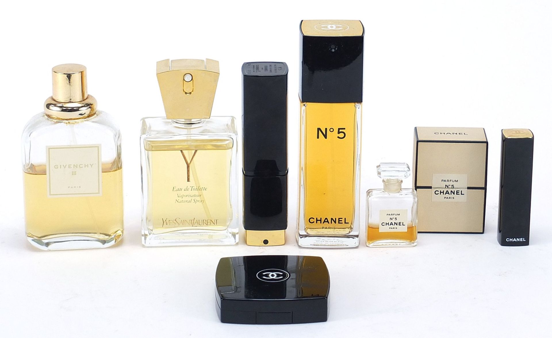 Vintage and later ladies make up and perfume including Chanel No 5 100ml eau de toilette, Chanel