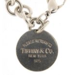 Tiffany & Co, silver bracelet, 18cm in length, 34.3g : For Further Condition Reports Please Visit