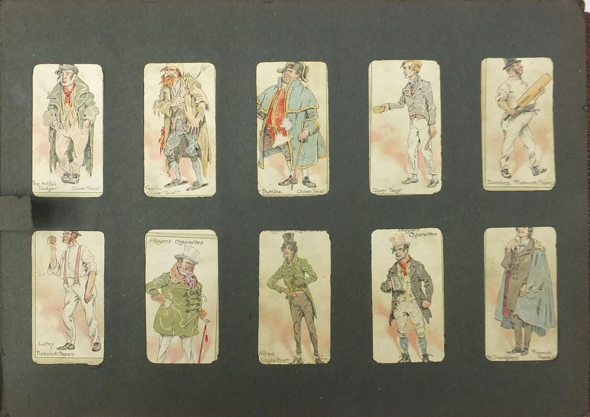 Collection of cigarette cards arranged in nine albums including jockeys, soldiers in military dress, - Bild 14 aus 22