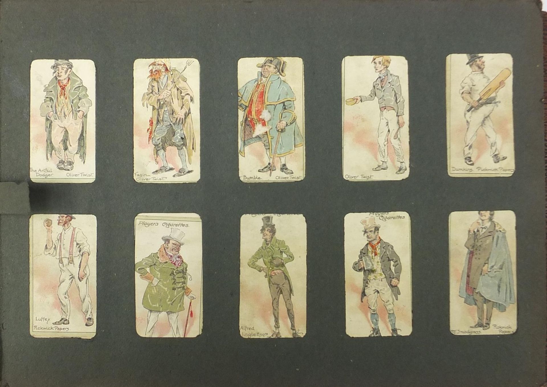 Collection of cigarette cards arranged in nine albums including jockeys, soldiers in military dress, - Image 14 of 22