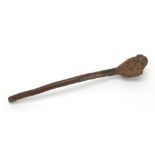 Tribal interest hardwood throwing stick, 45cm in length : For Further Condition Reports Please Visit