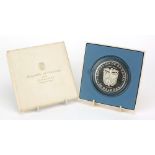 Republic of Panama 1973 silver twenty balboas with box and certificate, 140g including capsule : For