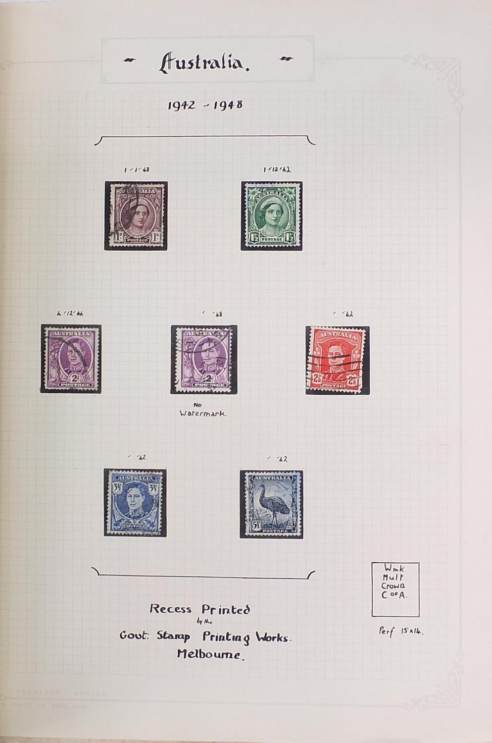 Victorian and later British and world stamps arranged in two albums including Penny Reds : For - Image 10 of 12