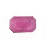 Purple/red ruby gemstone with certificate, 1.88 carat : For Further Condition Reports Please Visit