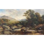 Attributed to John Syer 1868 - Monmouthshire landscape, South East Wales, 19th century oil on