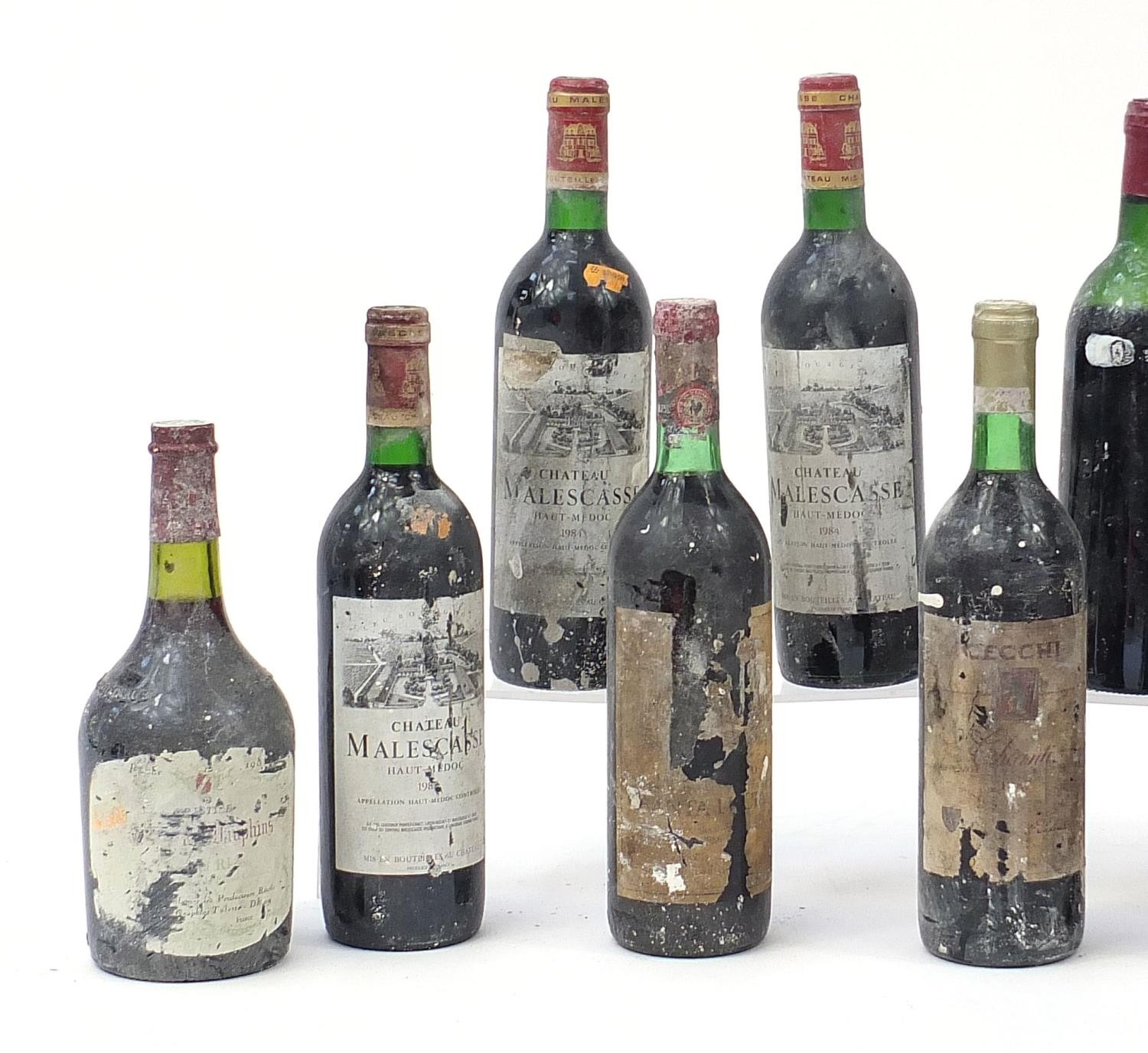 Eleven bottles of vintage wine and alcohol including Berisford Solera 1914 sherry, three bottles - Image 2 of 5