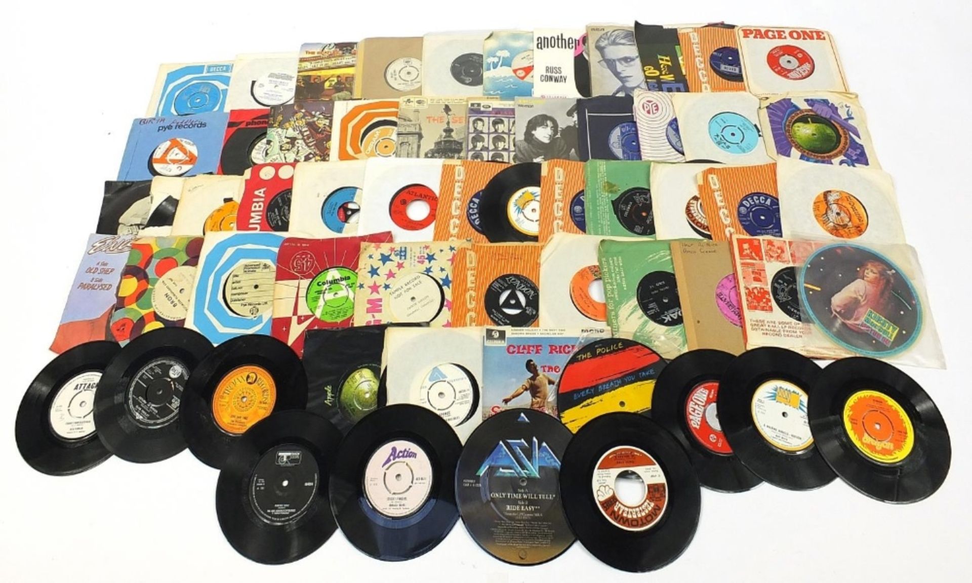 Collection of 45rpm singles including Hedge Hoppers Anonymous, Elvis Presley, David Bowie, Archie - Image 23 of 32