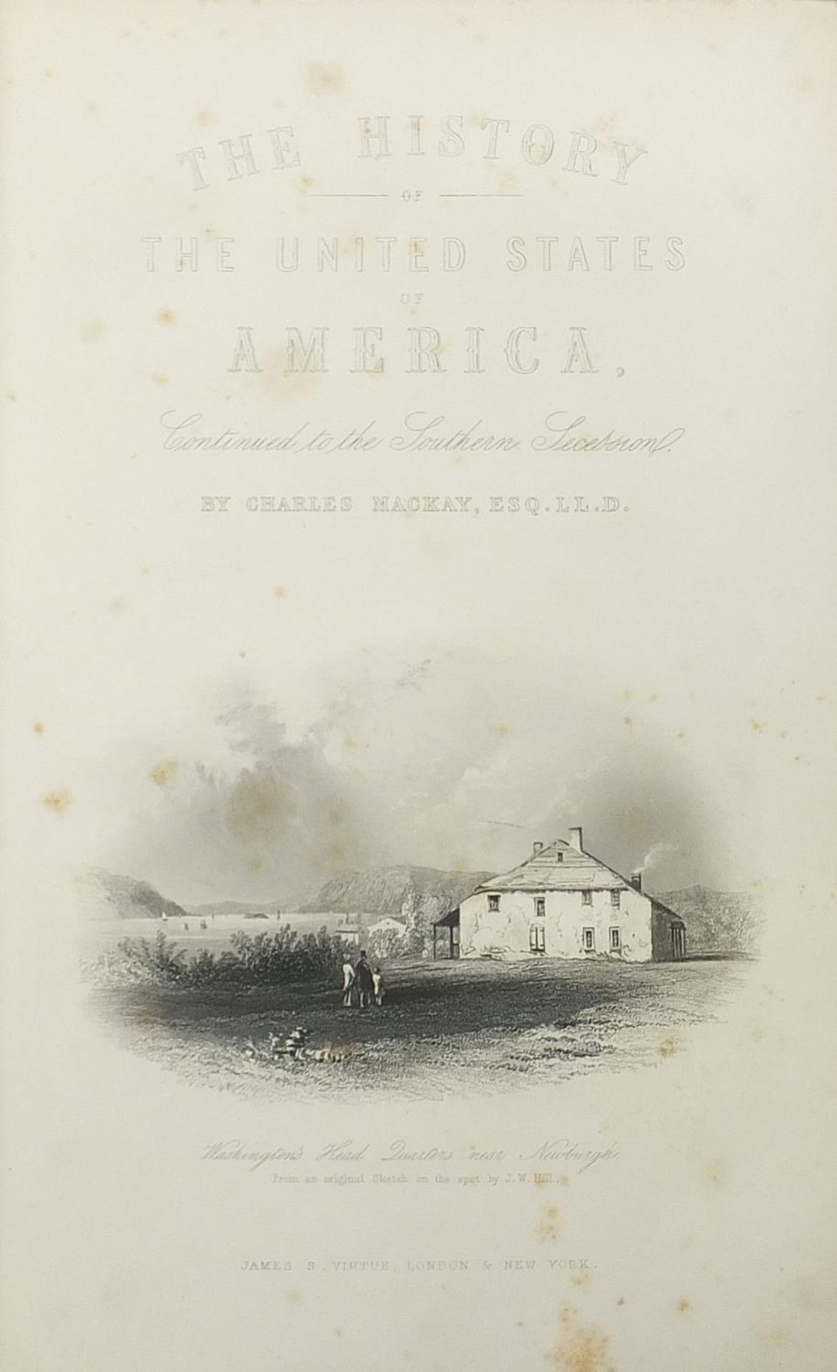 The History of the United States of America by Charles Mackay, two 19th century hardback books, - Image 5 of 7