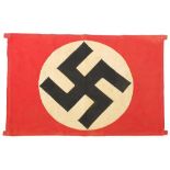 German military interest canvas vehicle ID flag, 109cm x 64cm : For Further Condition Reports Please