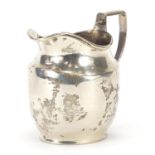 George Unite, George V silver cream jug, Sheffield 1923, 7cm high, 57.2g : For Further Condition