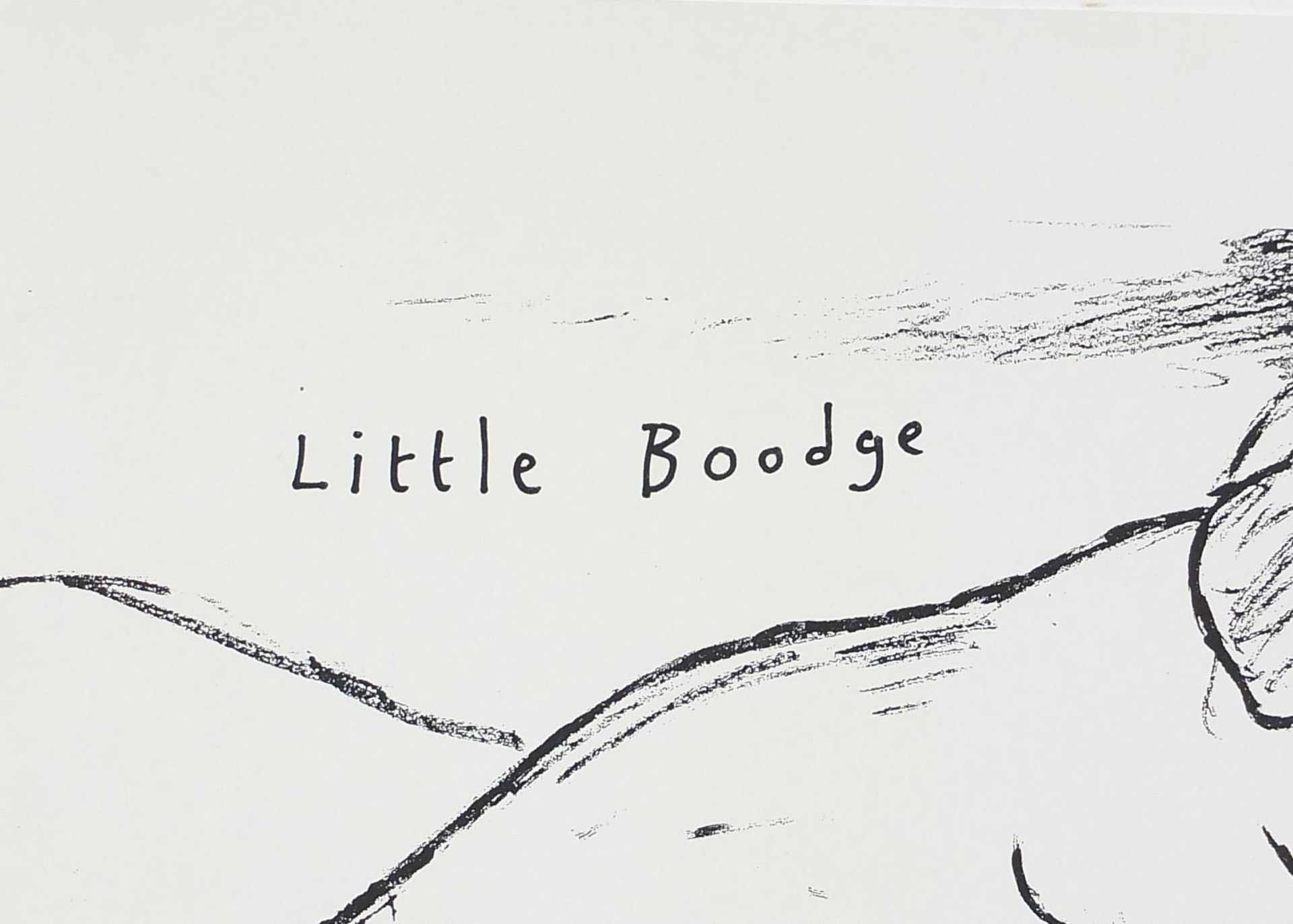David Hockney - Little Boodge, 1990's lithograph, details verso, unframed, 42cm x 28cm PROVENANCE: - Image 2 of 5