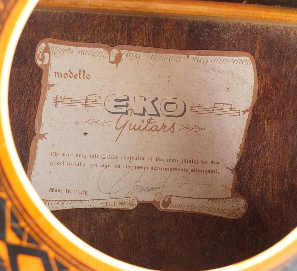 Eko twelve string acoustic guitar, 105.5cm in length : For Further Condition Reports Please Visit - Image 5 of 9