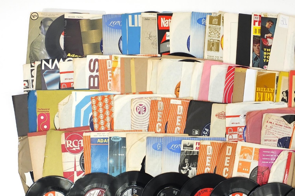 45rpm records including Elvis Presley, John Mayall, Chuck Berry, The Rolling Stones and The Jimi - Image 2 of 5