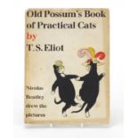 Old Possum's Book of Practical Cats by T S Eliot, hardback book with dust jacket : For Further