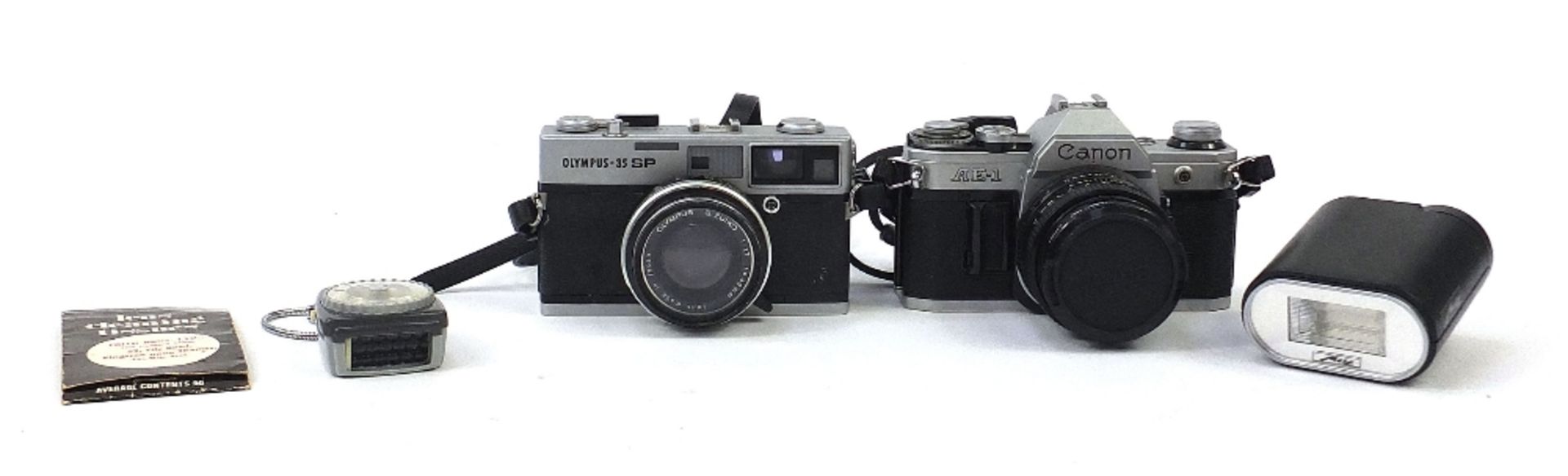 Canon AE-1 camera and Olympus-35 SP camera : For Further Condition Reports Please Visit Our - Image 3 of 8