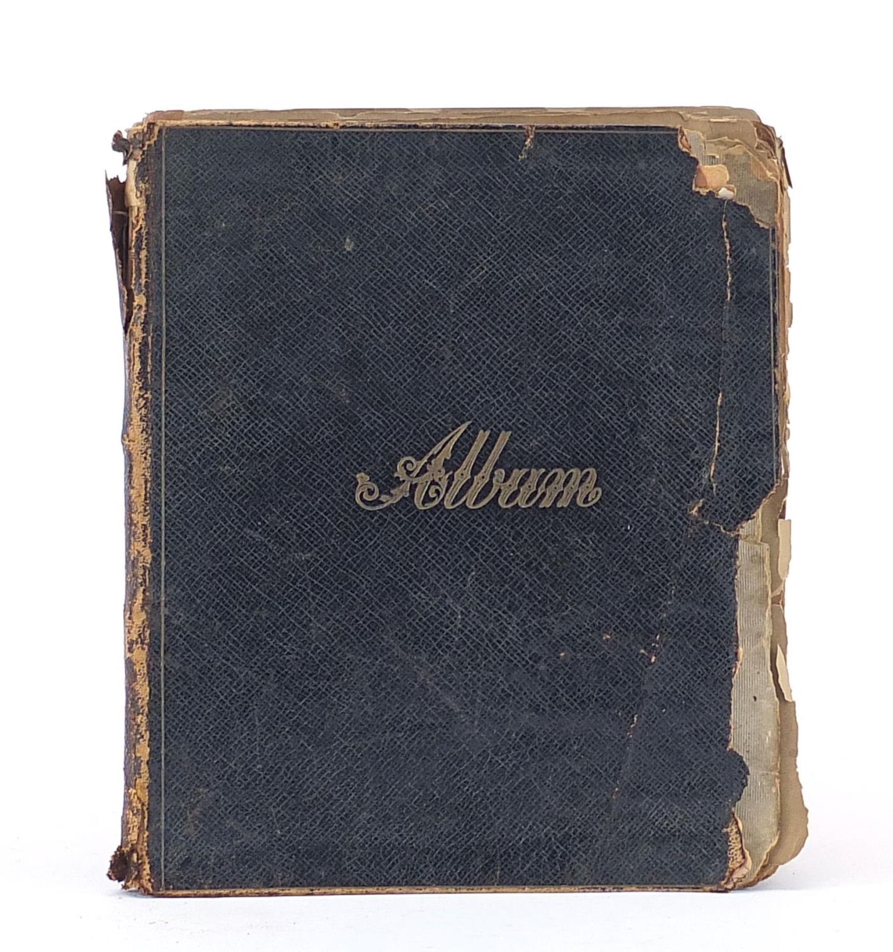 Early 20th century leather bound album with autographs, annotations and sketches belonging to - Image 45 of 46