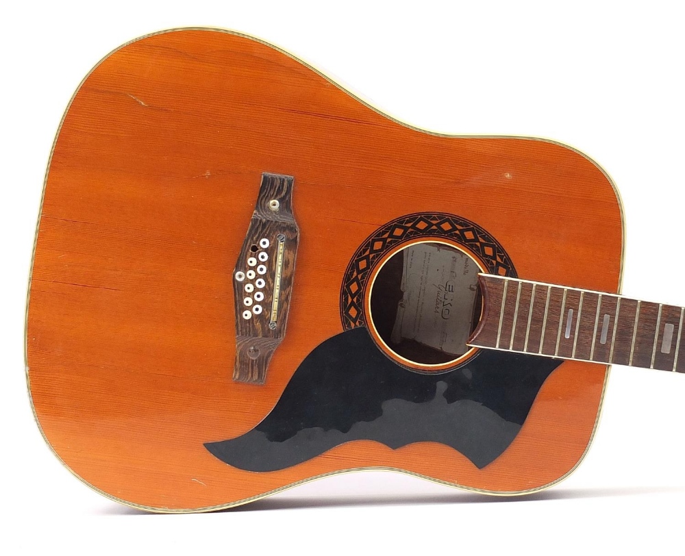 Eko twelve string acoustic guitar, 105.5cm in length : For Further Condition Reports Please Visit - Image 4 of 9