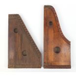 Two hardwood zithers, the largest 80cm high : For Further Condition Reports Please Visit Our Website