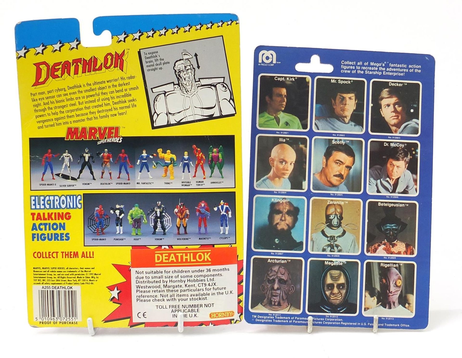 Vintage and later Star Trek and Marvel toys and collectables including four 1979 poseable action - Image 4 of 4