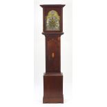 Mahogany longcase clock, the dial inscribed Walter Barr, Port Glasgow, 210cm high : For Further