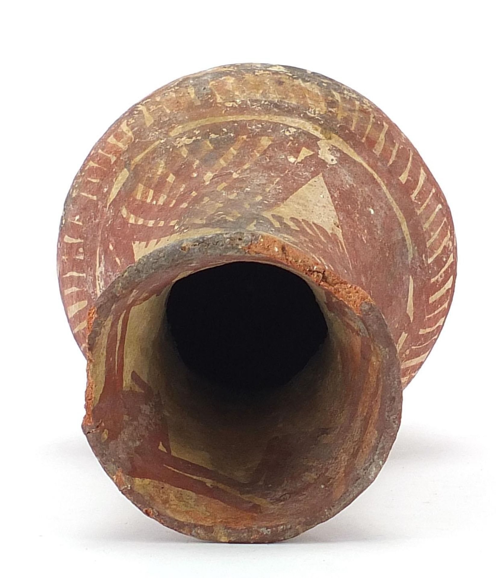 Pre Columbian terracotta vase, 27.5cm high : For Further Condition Reports Please Visit Our - Image 3 of 4
