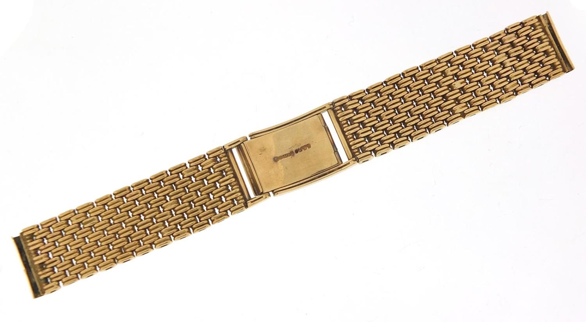 9ct gold watch strap, 15cm in length when closed, 1.7cm wide, 46.5g : For Further Condition - Image 4 of 5