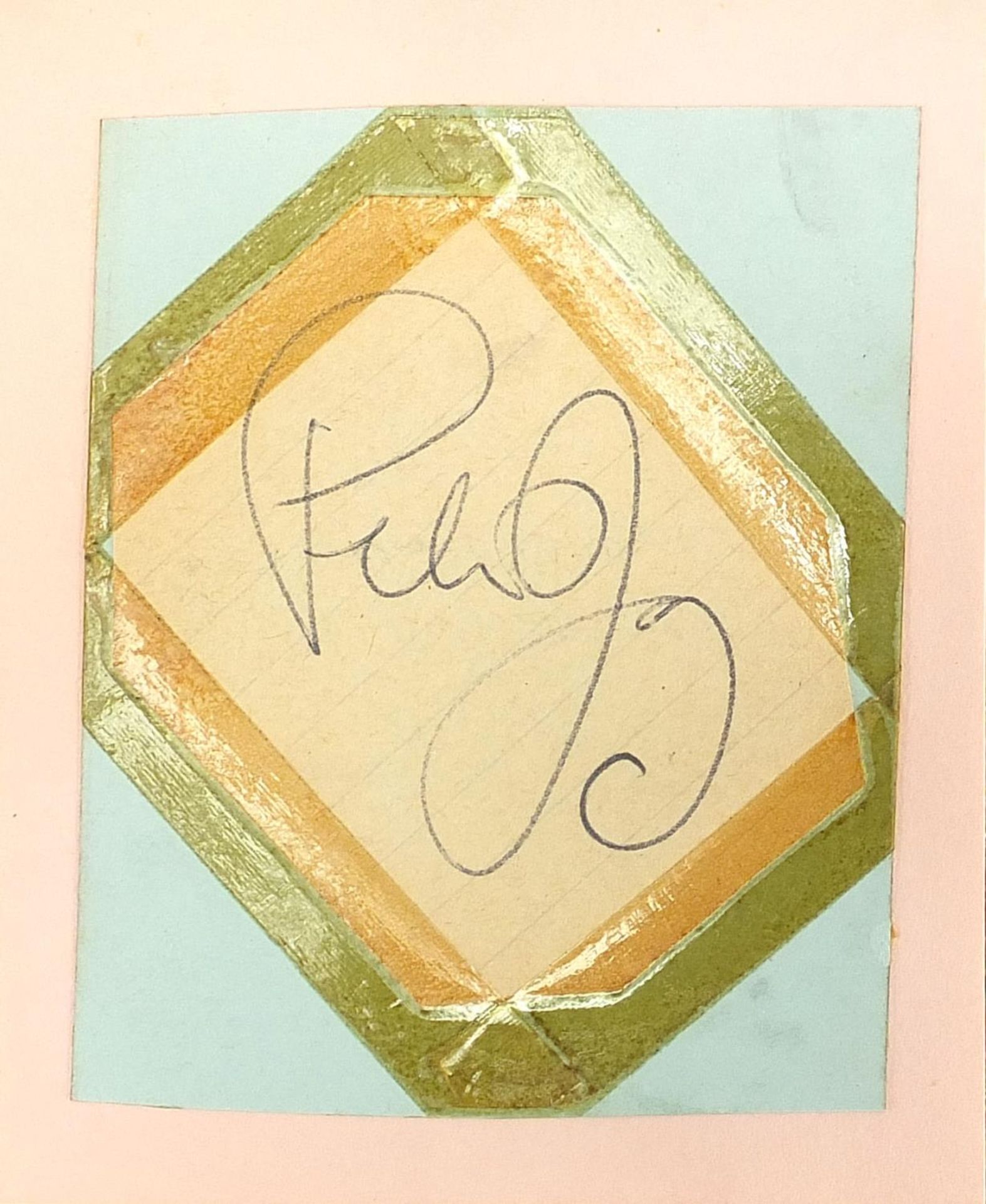 Vintage autograph album with various autographs : For Further Condition Reports Please Visit Our - Bild 12 aus 13