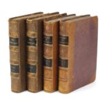 Virginians, set of four 19th century hardback books volumes 1 and 2 published Bradbury & Evans