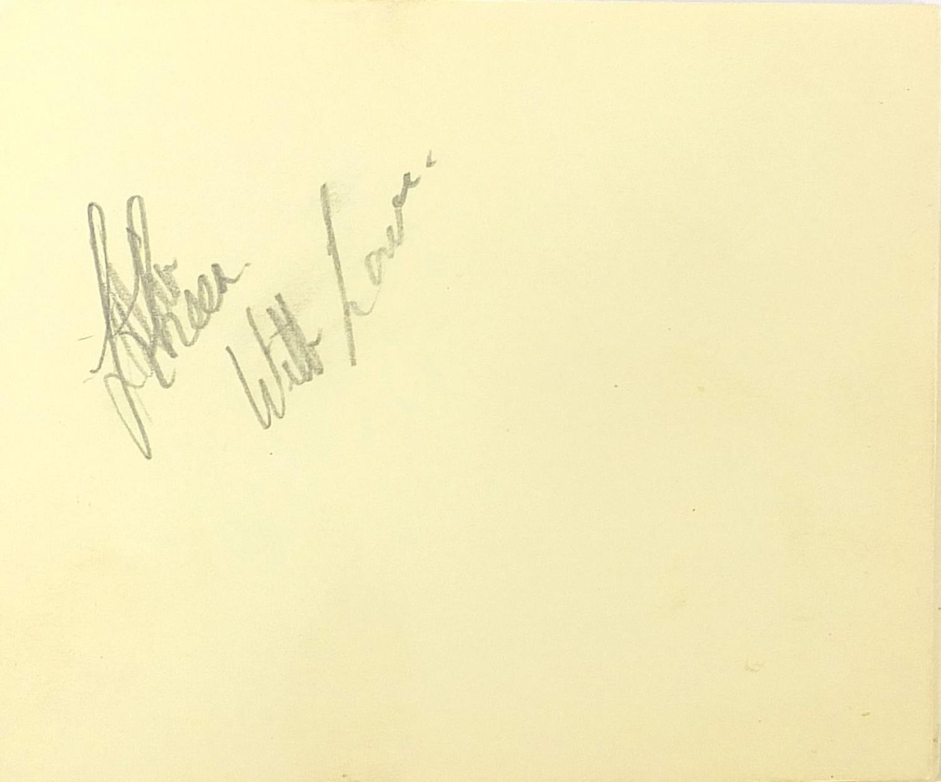 Vintage autograph album with various autographs : For Further Condition Reports Please Visit Our - Image 3 of 13