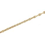 9ct gold gucci link necklace, 60cm in length, 11.9g : For Further Condition Reports Please Visit Our