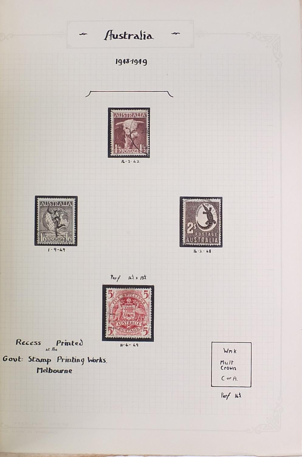 Victorian and later British and world stamps arranged in two albums including Penny Reds : For - Image 9 of 12