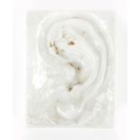 Vintage Italian ear design wall plaque, 27cm x 20.5cm : For Further Condition Reports Please Visit