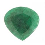 Large emerald beryl gemstone with certificate, 398.0 carat : For Further Condition Reports Please