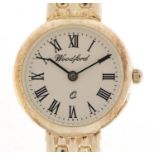 Woodford silver ladies quartz wristwatch, 22.5g : For Further Condition Reports Please Visit Our