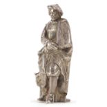 Dutch silver figure of Rembrandt, 6cm high, 68.0g : For Further Condition Reports Please Visit Our