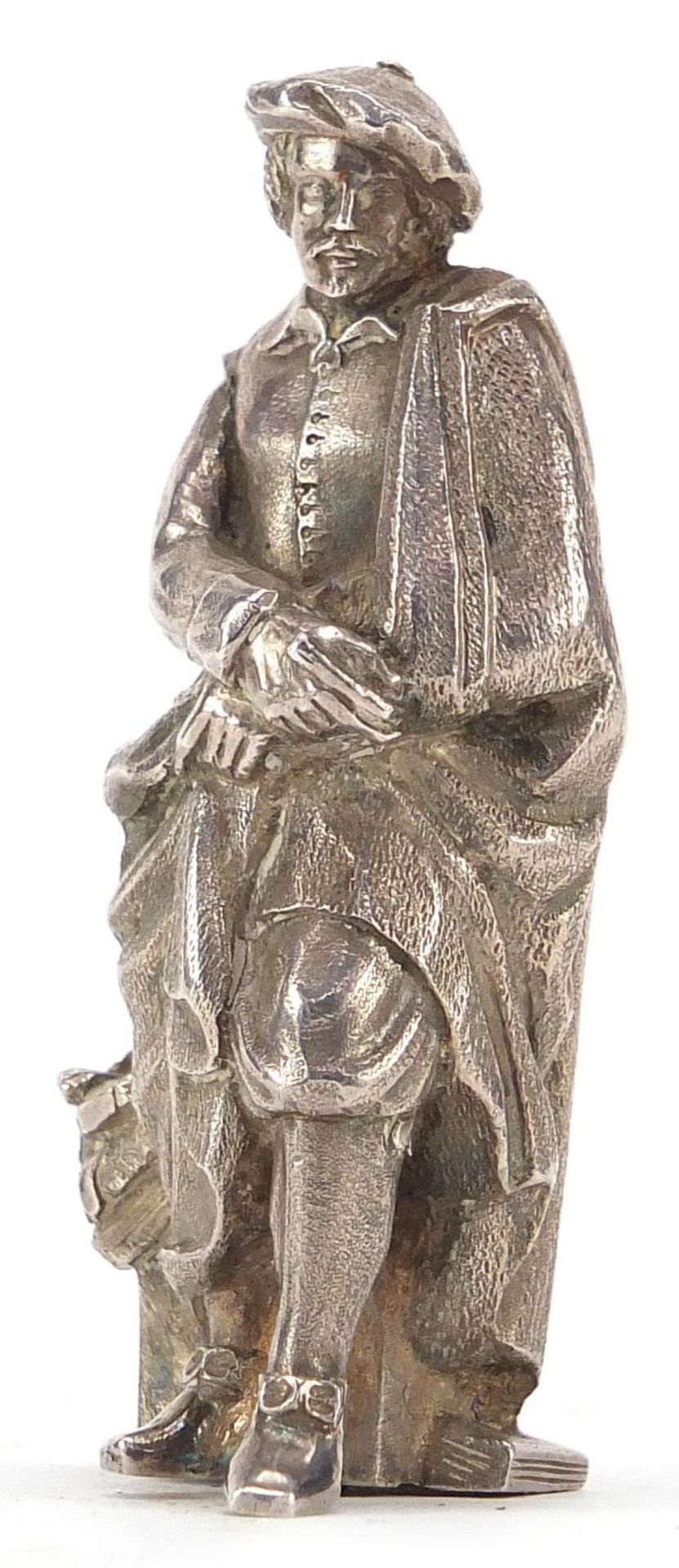 Dutch silver figure of Rembrandt, 6cm high, 68.0g : For Further Condition Reports Please Visit Our