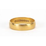 22ct gold wedding band, size L, 2.8g : For Further Condition Reports Please Visit Our Website -