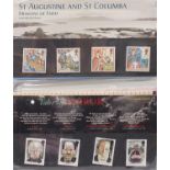 Royal Mail presentation packs arranged in an album, various denominations and genres : For Further