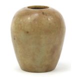 Chinese soapstone vase, 7.5cm high : For Further Condition Reports Please Visit Our Website -