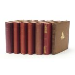 Seven Punch hardback books including five 19th century examples : For Further Condition Reports