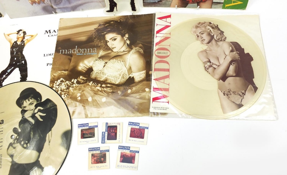 Madonna picture discs and vinyl LP's together with five Beatles Walton photographic slides including - Image 5 of 6